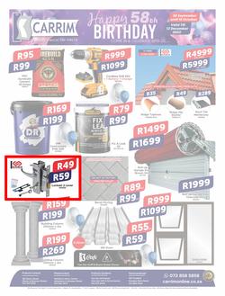 K Carrim Builders Mecca : Happy 58th Birthday (30 September - 10 October 2022), page 1