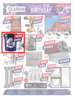 K Carrim Builders Mecca : Happy 58th Birthday (30 September - 10 October 2022), page 1