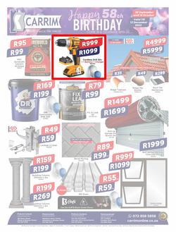 K Carrim Builders Mecca : Happy 58th Birthday (30 September - 10 October 2022), page 1