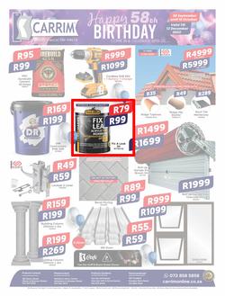 K Carrim Builders Mecca : Happy 58th Birthday (30 September - 10 October 2022), page 1