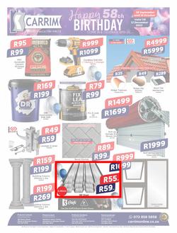 K Carrim Builders Mecca : Happy 58th Birthday (11 October - 12 December 2022), page 1