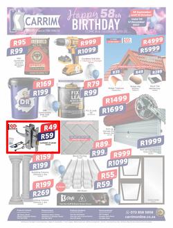 K Carrim Builders Mecca : Happy 58th Birthday (11 October - 12 December 2022), page 1