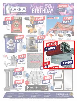 K Carrim Builders Mecca : Happy 58th Birthday (11 October - 12 December 2022), page 1