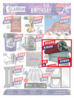 K Carrim Builders Mecca : Happy 58th Birthday (11 October - 12 December 2022), page 1