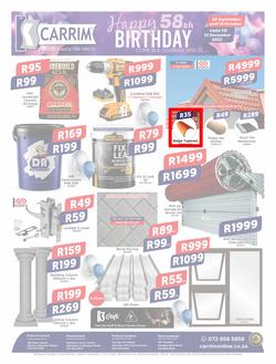 K Carrim Builders Mecca : Happy 58th Birthday (11 October - 12 December 2022), page 1
