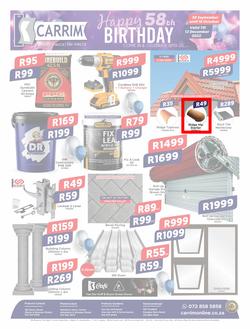 K Carrim Builders Mecca : Happy 58th Birthday (11 October - 12 December 2022), page 1