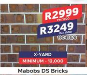 MAbobs DS Bricks 190455/6 -Per 1000 