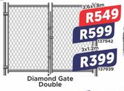 Diamond Gate Double 3.6 x 1.8m 137942