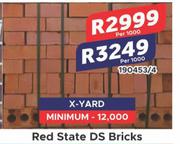 Red State DS Bricks 190453/4-Per 1000 