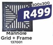 Manhole Grid + Frame 137001- 300x300