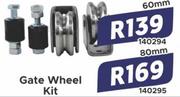Gate Wheel Kit (140294)- 60mm