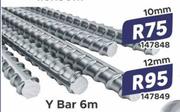 Y Bar (147848) 10mm- 6m