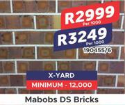 Mabobs DS Bricks 190455/6- Per 1000