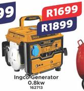 Ingco Generator (0.8Kw) 162713