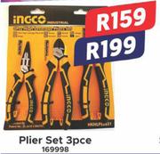 Ingco Plier Set 3 Pce 169998