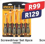 Ingco Screwdriver Set 6 Pce 146096