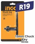 Ingco 13mm Chuck Key 150166