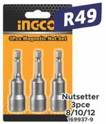 Ingco Nutsetter (3pce) 8/10/12 169937-9