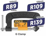 Ingco G Clamp 100mm 152615