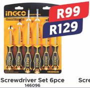 Ingco Screwdriver Set (6pce) 146096