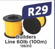 Builders Line 60lb (100m) 136312