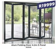 Alum Folding Door 4.2m 5 Panel 160646