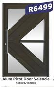Alum Pivot Door Valencia 138307/162036