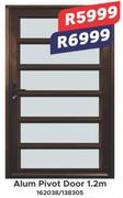 Alum Pivot Door 1.2m 162038/138305