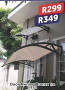 Door Awning Bronze 1m 156751