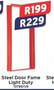 Steel Door Frame Light Duty 137867/8