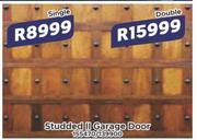 Studded II Garage Door (Double) 155470/ 139900