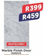 Marble Finish Door (White/ Grey) 162825/6