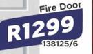 White Fire Door 138125/6