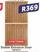 Stable Entrance Door (3 Patterns) 138120/1