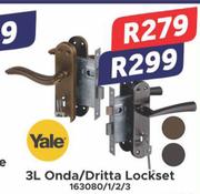 Yale 3L Onda/ Dritta Lockset 163080/1/2/3