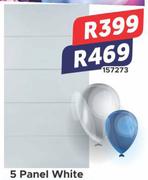 5 Panel White Door 157273