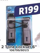 2 Tone Lockset (6") 106799/801/3