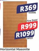 Horizontal Masonite Door 155996