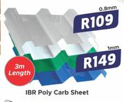 0.8mm IBR Poly Carb Sheet