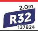Double Curtain Track 2.0m 137824
