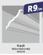 Ceiling Cornices (8m Pack) Kedi 100 x 100 x 140 169210-Per m