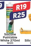Soudal Silicone Paintable White 161311-270ml