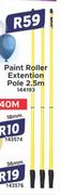 Paint Roller Extension Pole 2.5m 144193