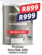 Promac Dim/Silk 158690-8/144923-20L