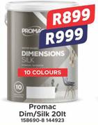 Promoc Dim/Silk 158690-8 144923-20L