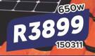 Solar Panels 650W 150311