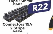 Connectors 15A 2 Strips 147914