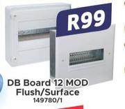 DB Board 12 MOD Flush/Surface 149780/1