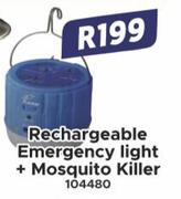 Rechargeable Emergency Light + Mosquito Killer 104480