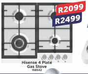 Hisense 4 Plate Gas Stove 158542
